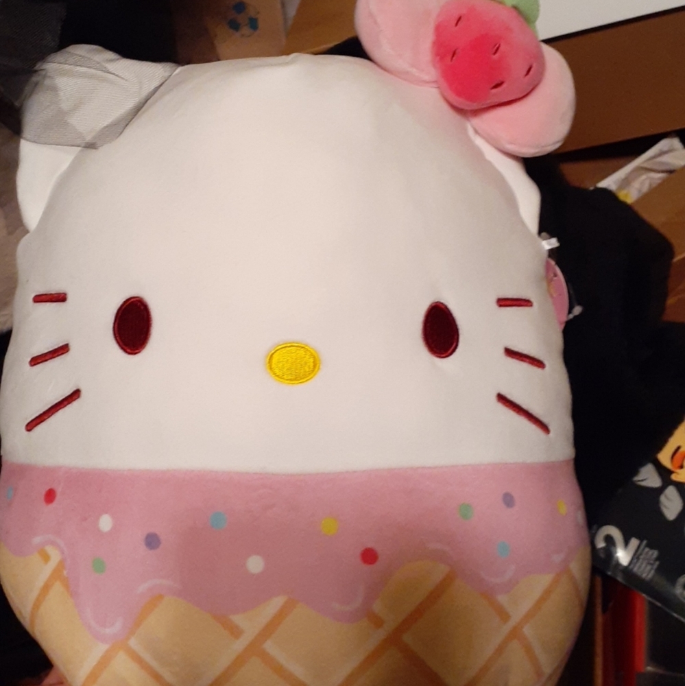 Squishmallow stuffed animal hello kitty